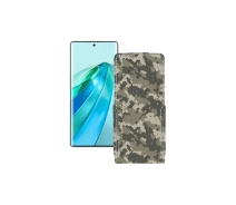 Купить - чехол для смартфона  Чехол-флип из экокожи для телефона Honor X9a Хаки-зеленый