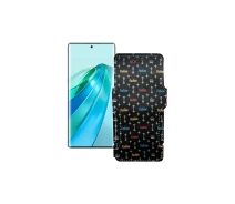 Купить - чехол для смартфона  Чехол-книга из экокожи для телефона Honor X9a Фэшн черный