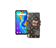 Купить - чехол для смартфона  Чехол-книга из экокожи для телефона UMiDIGI Bison 2020 Луи-Витон-коричневый