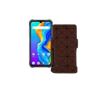 Купить - чехол для смартфона  Чехол-книга из экокожи для телефона UMiDIGI Bison 2020 Коричневый ромб
