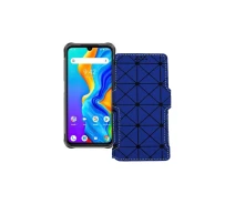 Купить - чехол для смартфона  Чехол-книга из экокожи для телефона UMiDIGI Bison 2020 Синий ромб