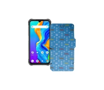 Купить - чехол для смартфона  Чехол-книга из экокожи для телефона UMiDIGI Bison 2020 Фэшн голубой