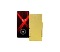 Купить - чехол для смартфона  Чехол-книга из экокожи для телефона UMiDIGI X Золотой
