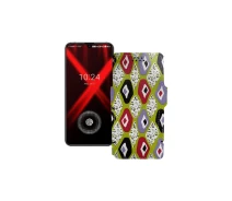 Купить - чехол для смартфона  Чехол-книга из экокожи для телефона UMiDIGI X Камни-цветные