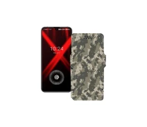 Купить - чехол для смартфона  Чехол-книга из экокожи для телефона UMiDIGI X Хаки-зеленый