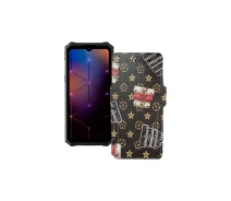 Купить - чехол для смартфона  Чехол-книга из экокожи для телефона Hotwav Cyber ​​13 Pro Луи-Витон-коричневый