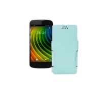 Купить - чехол для смартфона  Чехол-книга из экокожи для телефона Fly IQ4413 Небесный