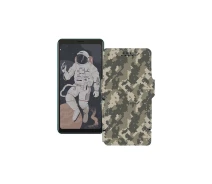 Купить - чехол для смартфона  Чехол-книга из экокожи для телефона Hisense A5c Хаки-зеленый