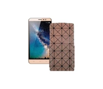 Купить - чехол для смартфона  Чехол-флип из экокожи для телефона Hisense F23 Коричневый ромб