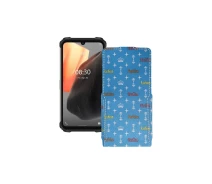 Купить - чехол для смартфона  Чехол-флип из экокожи для телефона Ulefone Armor 8 Pro Фэшн голубой