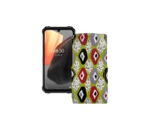Купить - чехол для смартфона  Чехол-флип из экокожи для телефона Ulefone Armor 8 Pro Камни-цветные