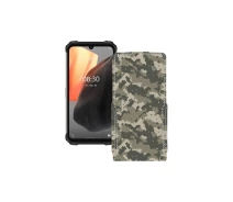 Купить - чехол для смартфона  Чехол-флип из экокожи для телефона Ulefone Armor 8 Pro Хаки-зеленый