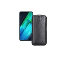 Купить - чехол для смартфона  Вытяжка из кожи для телефона Infinix Note 12 VIP Черный