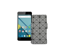 Купить - чехол для смартфона  Чехол-книга из экокожи для телефона Hisense C20s Серый ромб