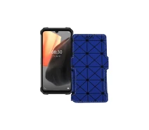 Купить - чехол для смартфона  Чехол-книга из экокожи для телефона Ulefone Armor 8 Pro Синий ромб