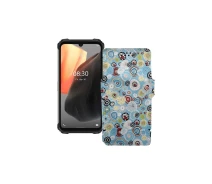 Купить - чехол для смартфона  Чехол-книжка из экокожи для телефона Ulefone Armor 8 Pro Круги-цветные