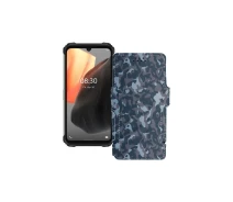 Купить - чехол для смартфона  Чехол-книга из экокожи для телефона Ulefone Armor 8 Pro Хаки-синий