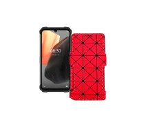 Купить - чехол для смартфона  Чехол-книга из экокожи для телефона Ulefone Armor 8 Pro Красный ромб