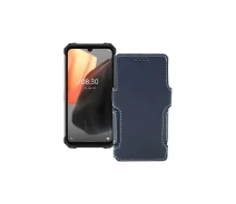 Купить - чехол для смартфона  Чехол-книга из экокожи для телефона Ulefone Armor 8 Pro Черный глянец