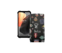 Купить - чехол для смартфона  Чехол-флип из экокожи для телефона Ulefone Armor 8 Pro Битлз