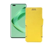 Купить - чехол для смартфона  Чехол-книга из экокожи для телефона Huawei nova 11 Pro Желтый