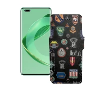 Купить - чехол для смартфона  Чехол-книга из экокожи для телефона Huawei nova 11 Pro Битлз