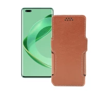 Купить - чехол для смартфона  Чехол-книга из экокожи для телефона Huawei nova 11 Pro Коричневый