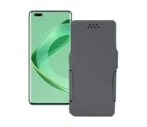Купить - чехол для смартфона  Чехол-книга из экокожи для телефона Huawei nova 11 Pro Серый