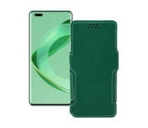 Купить - чехол для смартфона  Чехол-книга из экокожи для телефона Huawei nova 11 Pro Темно-зеленый