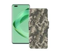 Купить - чехол для смартфона  Чехол-книга из экокожи для телефона Huawei nova 11 Pro Хаки-зеленый