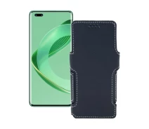 Купить - чехол для смартфона  Чехол-книга из экокожи для телефона Huawei nova 11 Pro Черный матовый