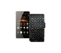 Купить - чехол для смартфона  Чехол-книга из экокожи для телефона Leagoo M8 Фэшн черный