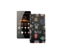 Купить - чехол для смартфона  Чехол-флип из экокожи для телефона Leagoo M8 Битлз