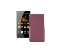 Купить - чехол для смартфона  Чехол-флип из экокожи для телефона Leagoo M8 Бордовый