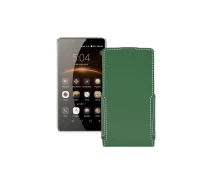Купить - чехол для смартфона  Чехол-флип из экокожи для телефона Leagoo M8 Темно-зеленый