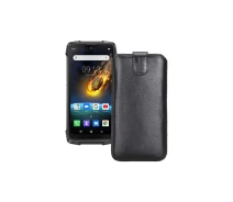 Купить - чехол для смартфона  Вытяжка из кожи для телефона Blackview BV6900 Черный