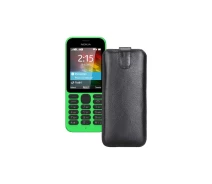 Купить - чехол для смартфона  Вытяжка из кожи для телефона Nokia 215 Черный
