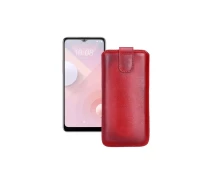Купить - чехол для смартфона  Вытяжка из кожи для телефона HTC Desire 20 Plus Красный