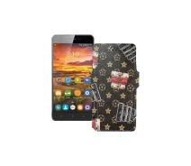 Купить - чехол для смартфона  Чехол-книга из экокожи для телефона S-Tell M510 Луи-Витон-коричневый