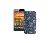 Купить - чехол для смартфона  Чехол-книга из экокожи для телефона S-Tell M510 Хаки-синий
