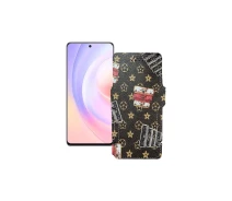 Купить - чехол для смартфона  Чехол-книга из экокожи для телефона Honor X40i Луи-Витон-коричневый