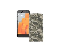 Купить - чехол для смартфона  Чехол-флип из экокожи для телефона Wileyfox Spark Хаки-зеленый
