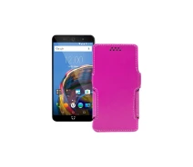 Купить - чехол для смартфона  Чехол-книга из экокожи для телефона Wileyfox Swift 2 Розовый