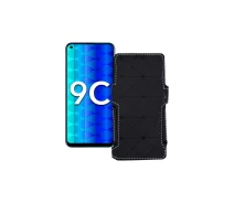 Купить - чехол для смартфона  Чехол-книга из экокожи для телефона Honor 9c Черный ромб