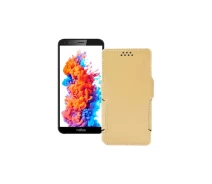 Купить - чехол для смартфона  Чехол-книга из экокожи для телефона TP-Link Neffos C5 Plus Бежевый