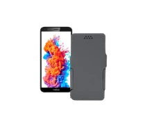 Купить - чехол для смартфона  Чехол-книга из экокожи для телефона TP-Link Neffos C5 Plus Серый