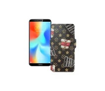 Купить - чехол для смартфона  Чехол-книга из экокожи для телефона TP-Link Neffos C9a Луи-Витон-коричневый