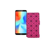 Купить - чехол для смартфона  Чехол-книга из экокожи для телефона TP-Link Neffos C9a Розовый ромб