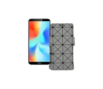 Купить - чехол для смартфона  Чехол-книга из экокожи для телефона TP-Link Neffos C9a Серый ромб