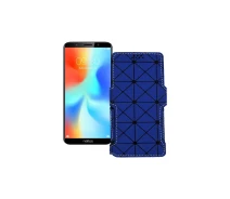 Купить - чехол для смартфона  Чехол-книга из экокожи для телефона TP-Link Neffos C9a Синий ромб